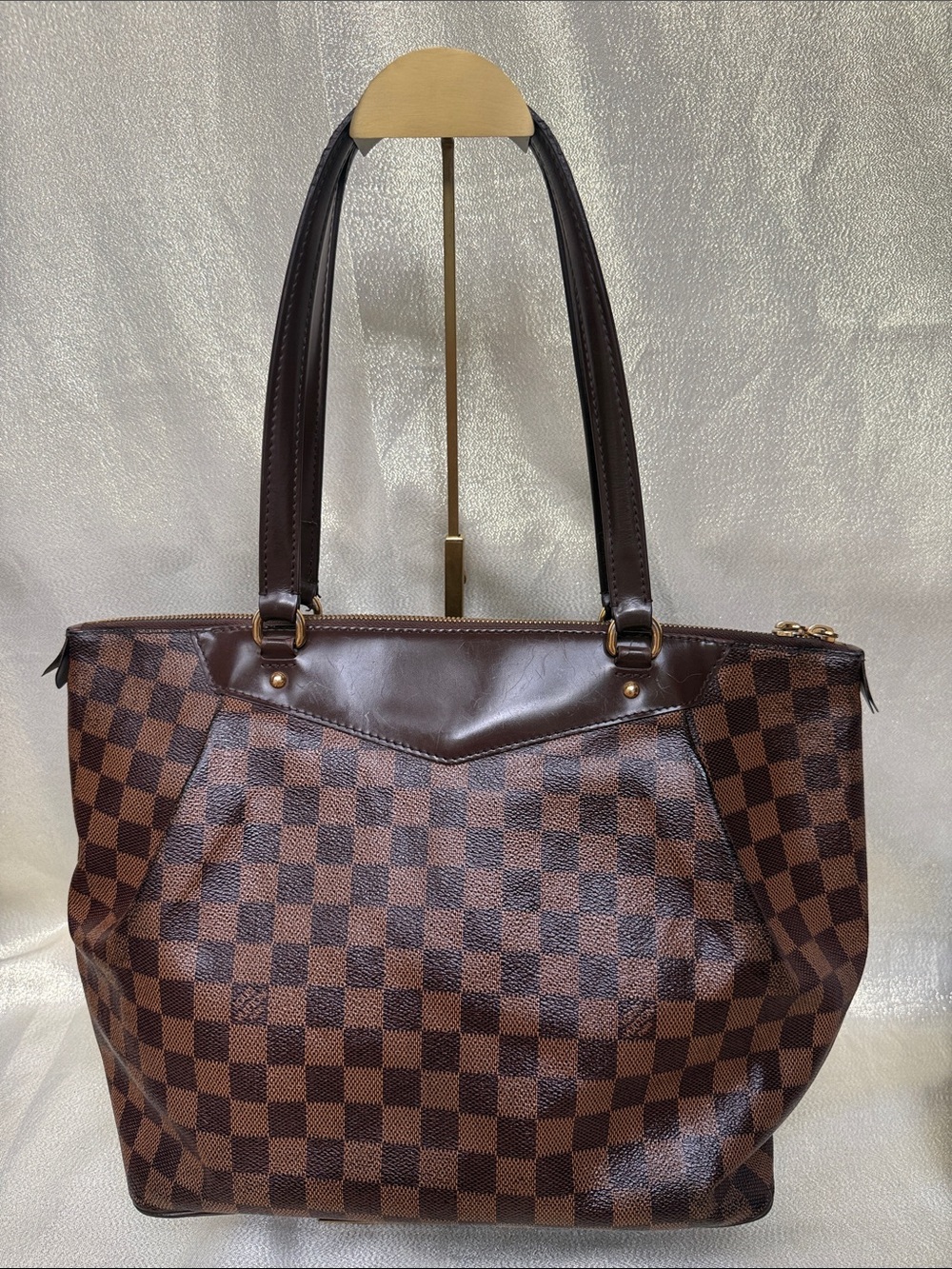 Louis Vuitton Damier Ebene Westminster Canvas Tote Bag